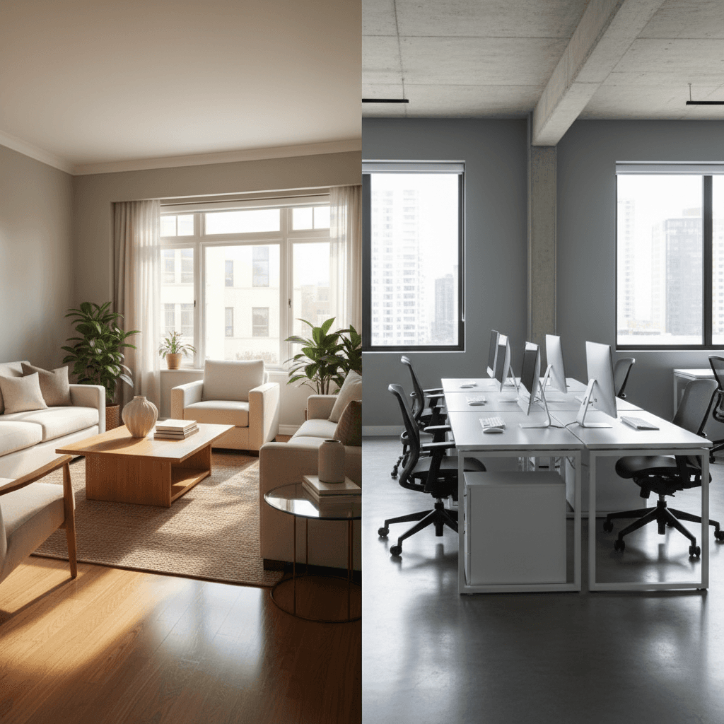 Both homes and businesses